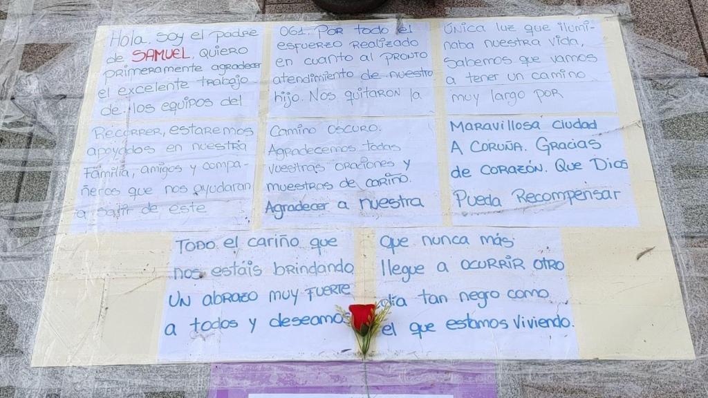 El padre de Samuel agradece el apoyo recibido tras el asesinato de su hijo en A Coruña