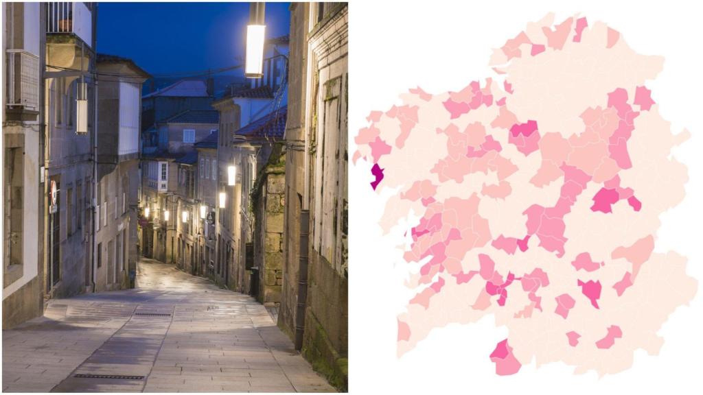 Covid: Los pueblos y ciudades más afectados de Galicia