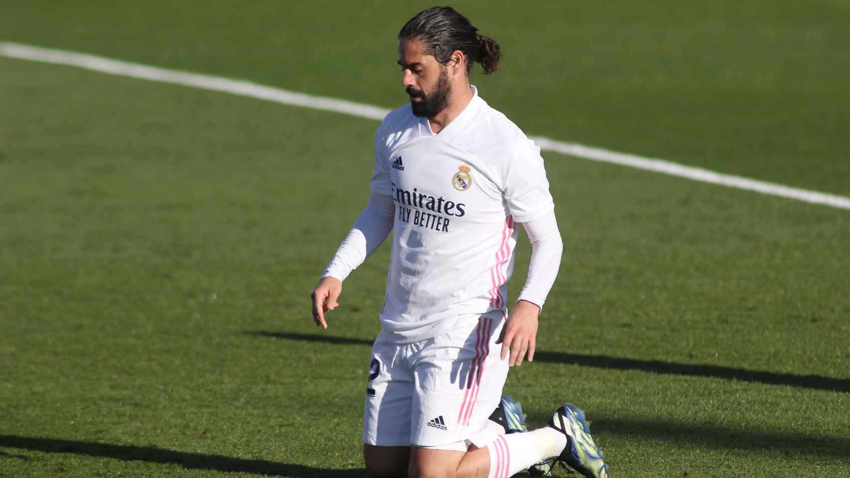 Isco Alarcón, durante un partido con el Real Madrid