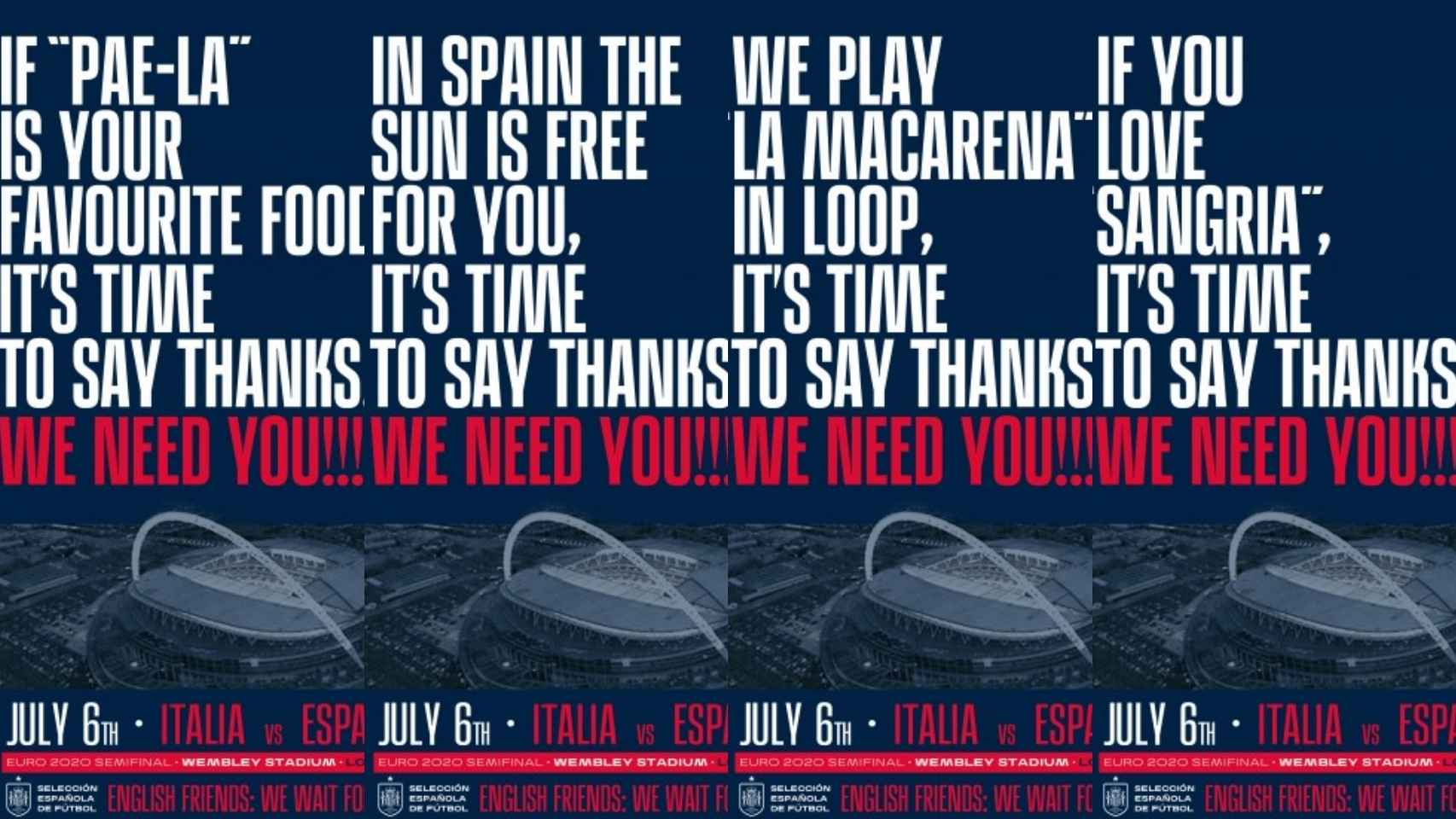 Los mensajes de la Selección para animar a los españoles en Inglaterra