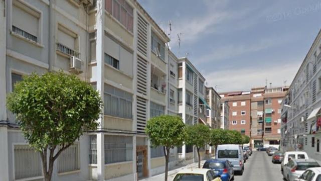 La calle de Elda donde han tenido lugar los hechos, en la madrugada de este domingo