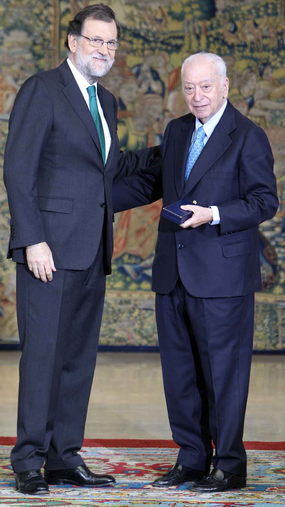 Tico Medina junto al expresidente Mariano Rajoy.