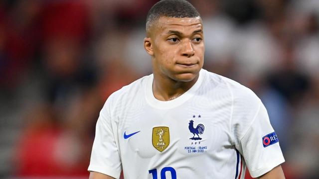 Kylian Mbappé, con la selección de Francia