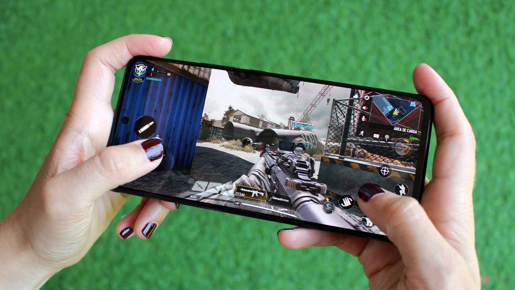 Jugando a Call of Duty: Mobile en el Nubia Red Magic 6R.