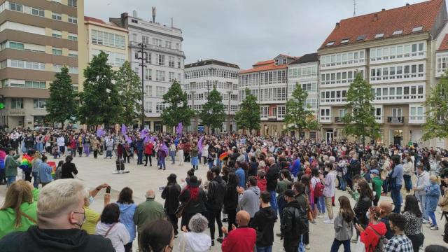 Concentración en Ferrol.