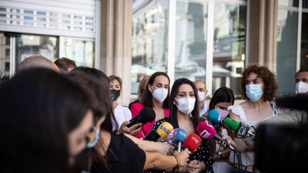 Inés Arrimadas, este martes en Ciudad Real