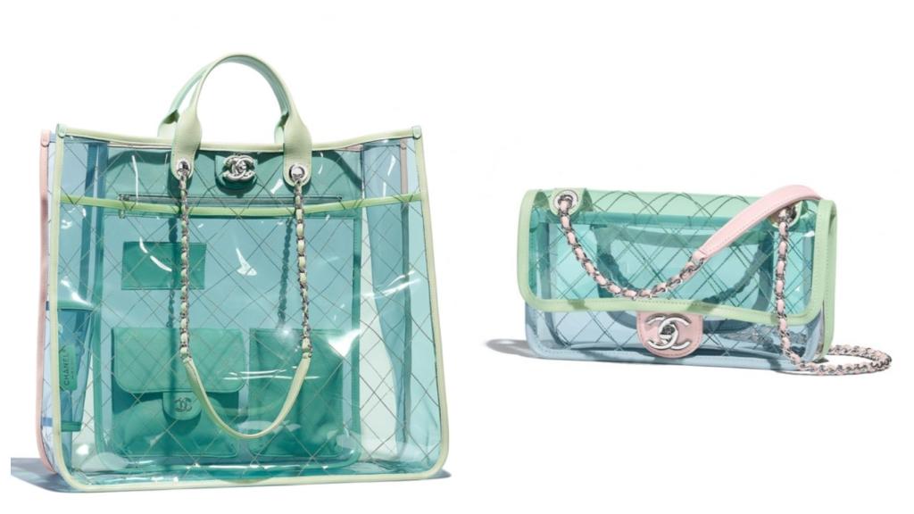 Dos de las versiones del bolso 'Chanel Coco Splash'.