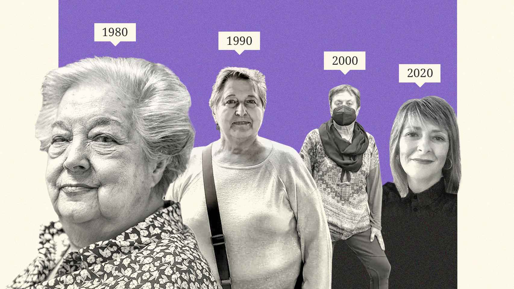 Ana María, Mari Ángeles, Rosa y Helena. Cuatro mujeres que se divorciaron en distintas décadas.