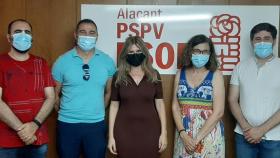 Comisión para el estudio del PGOU del PSOE de Alicante.