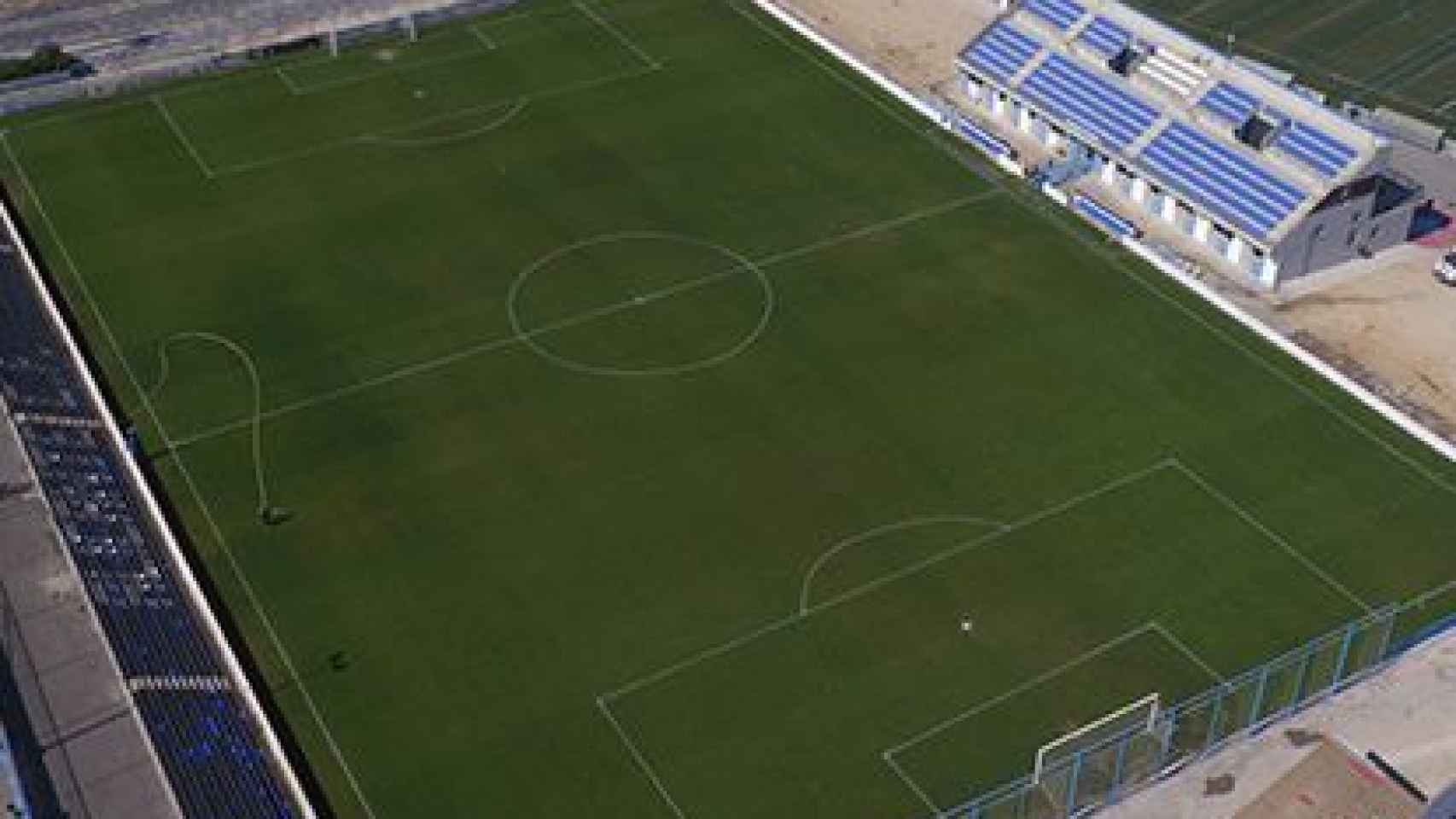 El estadio Antonio Solana de Villafranqueza, la nueva sede del Intercity, un equipo que se empadrona definitivamente en Alicante.