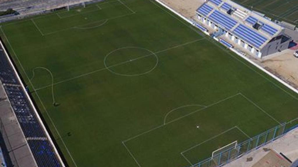 El estadio Antonio Solana de Villafranqueza, la nueva sede del Intercity, un equipo que se empadrona definitivamente en Alicante.