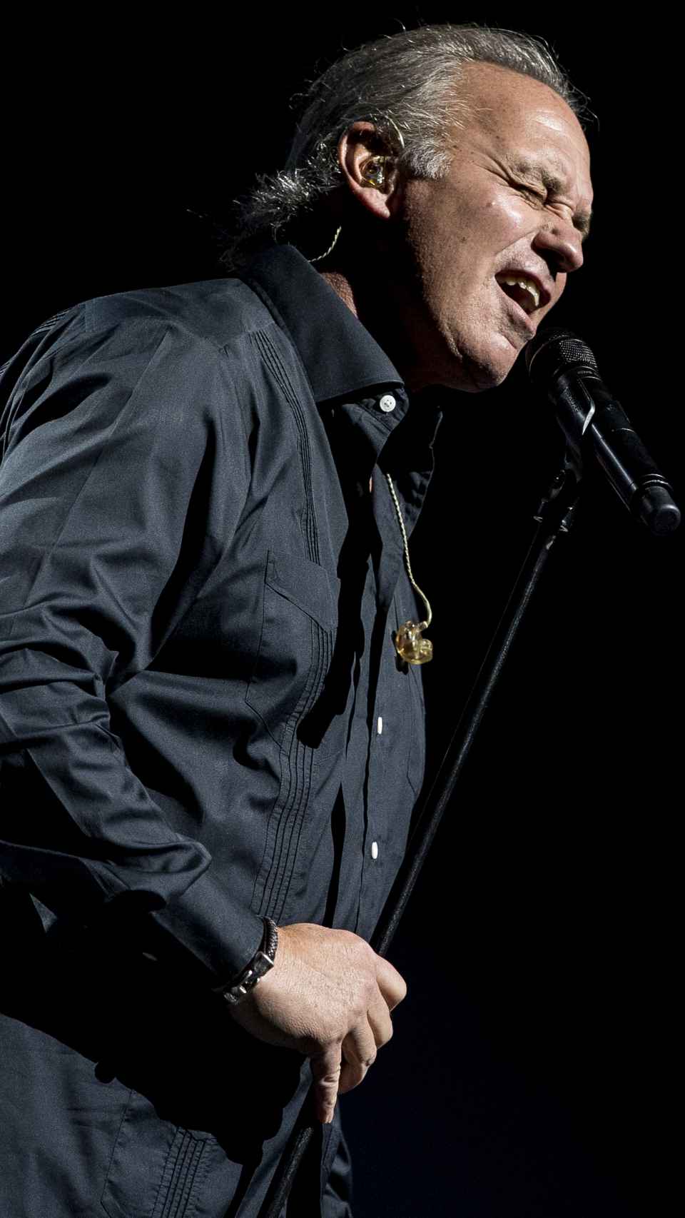 Bertín Osborne durante un concierto en Madrid en 2019.