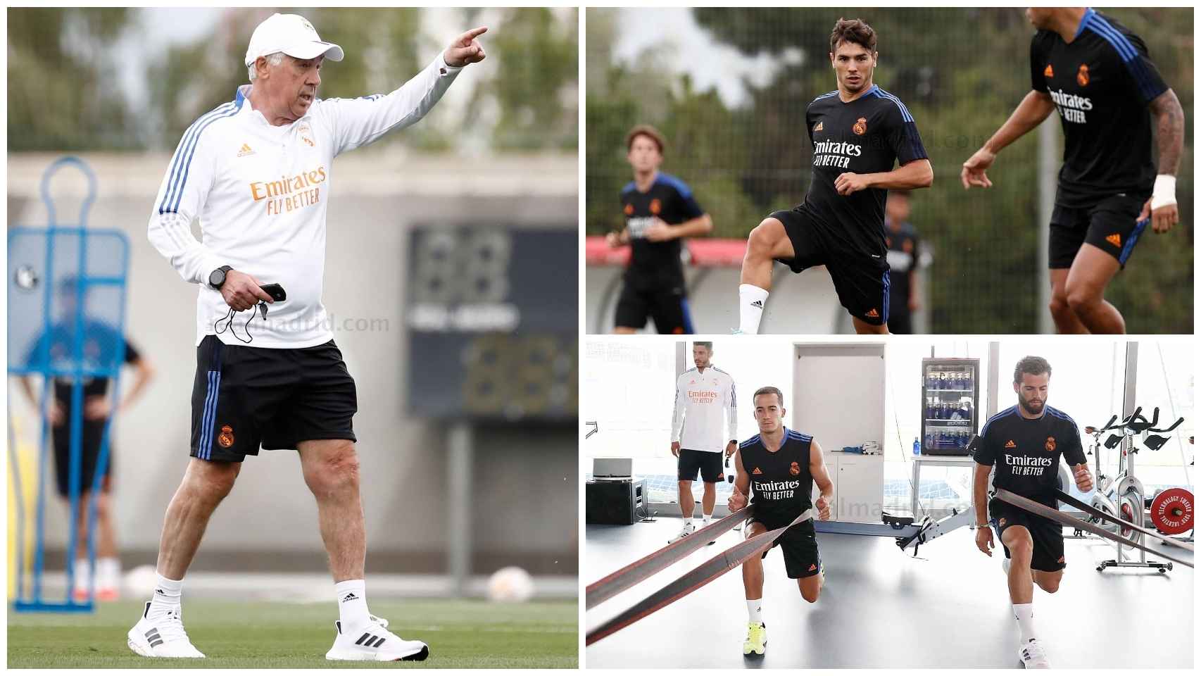 El Real Madrid se entrena