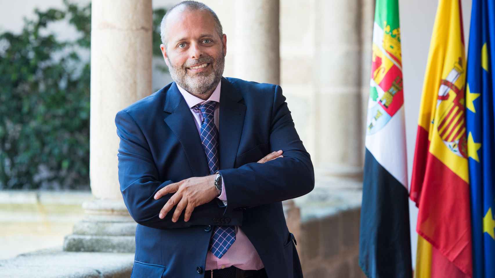 El consejero de Economía, Ciencia y Agenda Digital de Extremadura, Rafael España.