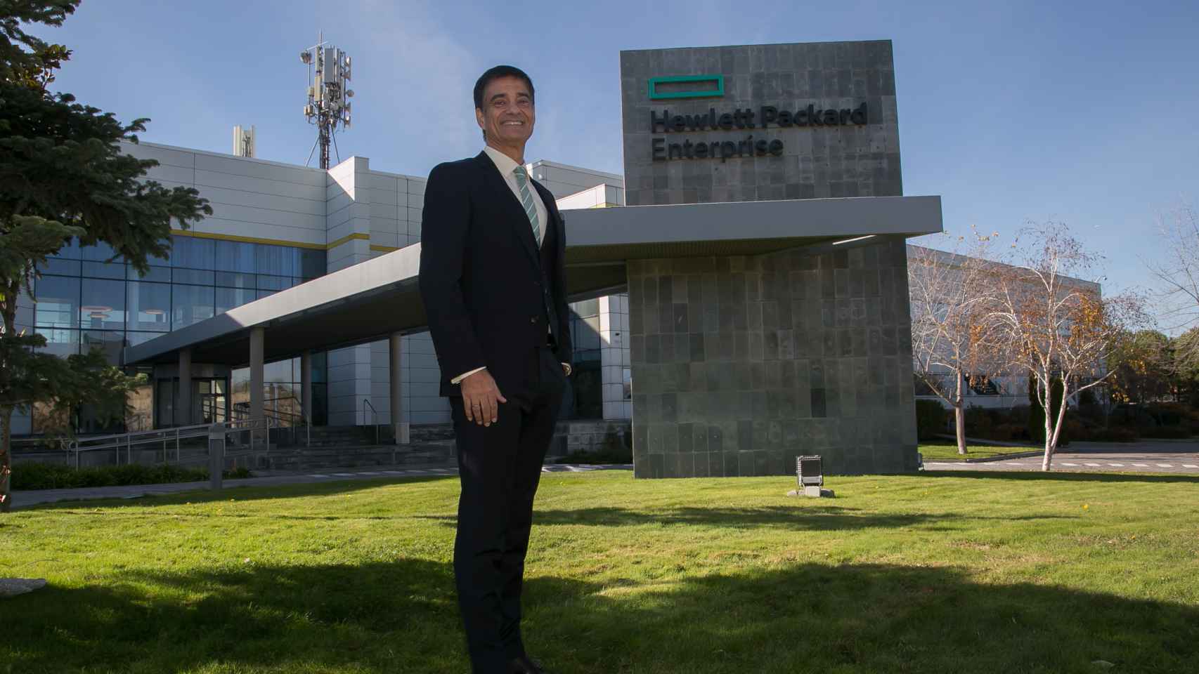 José María de la Torre, presidente de Hewlett Packard Enterprise en España, en la sede de la empresa en Las Rozas.