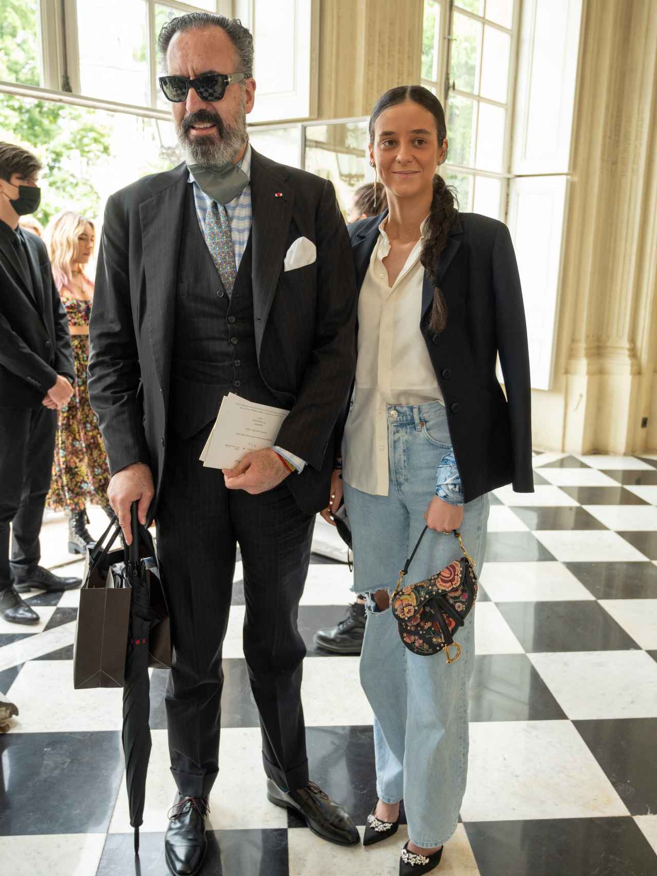 Jaime de Marichalar y Victoria Federica con un 'Saddle bag' de Dior.