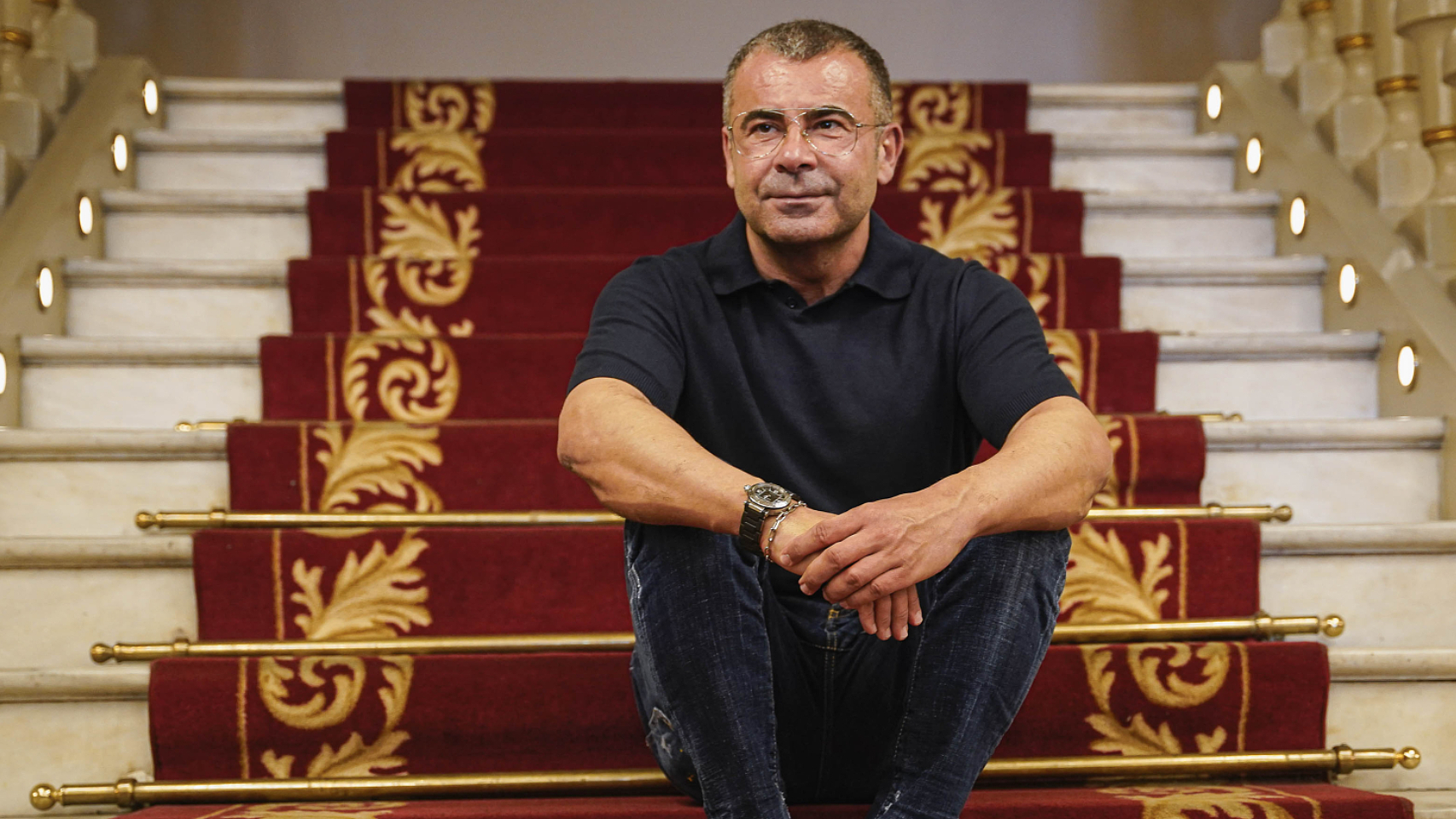 Jorge Javier Vázquez, este martes presentando su obra 'Desmontando a Séneca' en Barcelona.