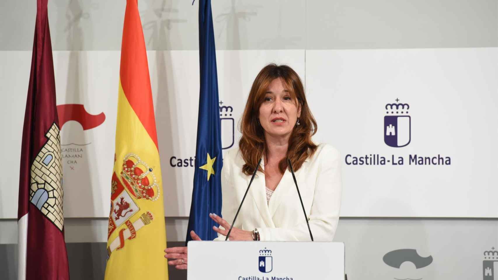 Blanca Fernández, portavoz del Gobierno de Castilla-La Mancha. Foto: EP