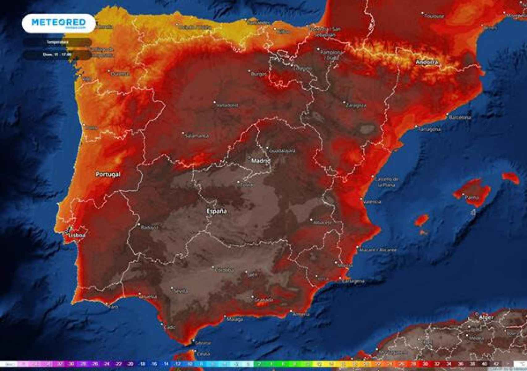 Ola de calor extrema en España