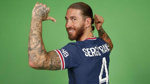 Sergio Ramos, con el PSG