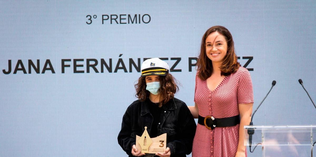 Jana Fernández, tercera finalista nacional en el premios de relatos cortos