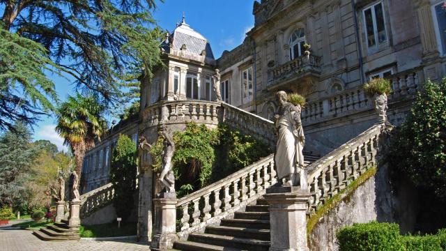 Fachada del Pazo de Lourizán.