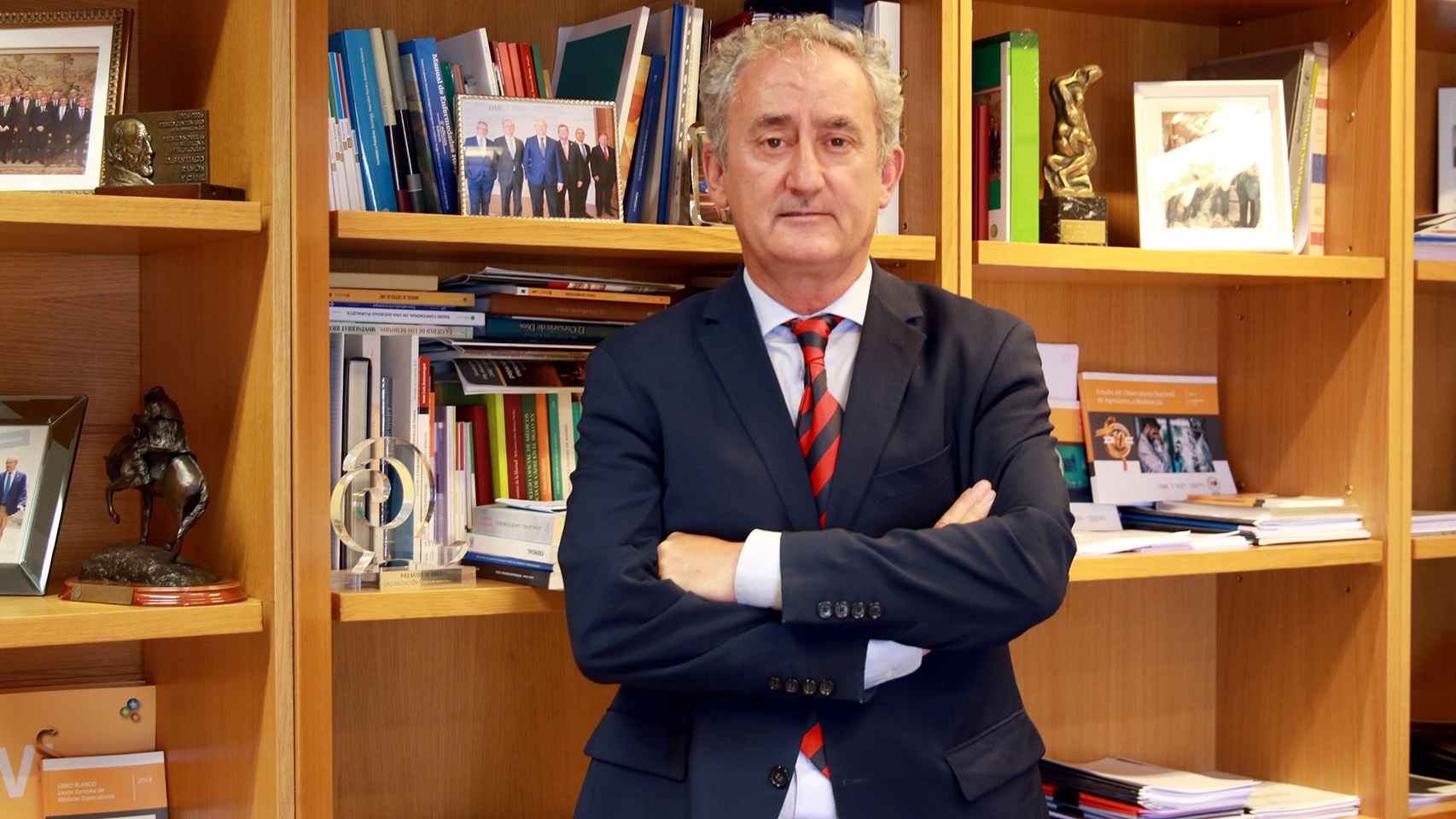 Tomás Cobo en su despacho de la OMC en Madrid.