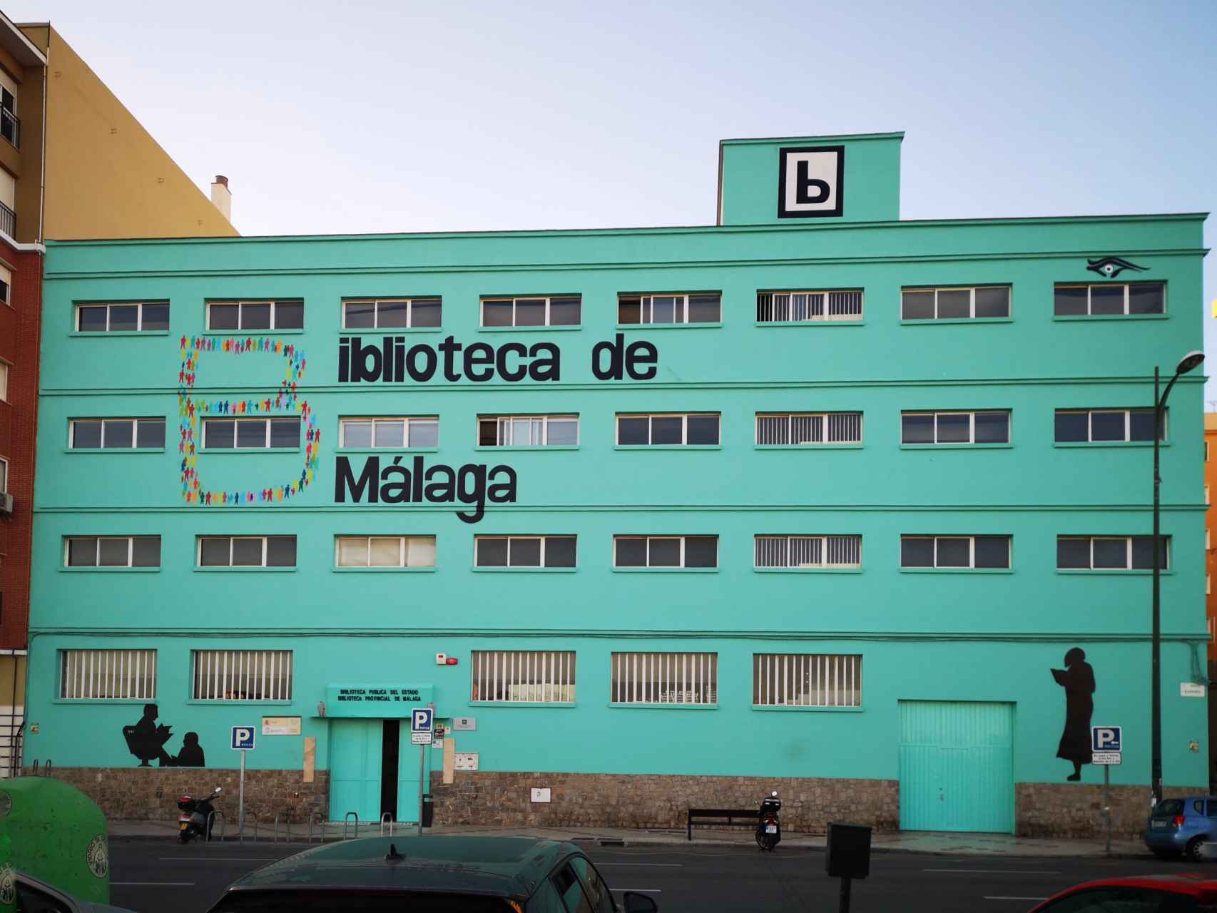Actual sede de la Biblioteca Provincial de Málaga, en la Avenida de Europa.