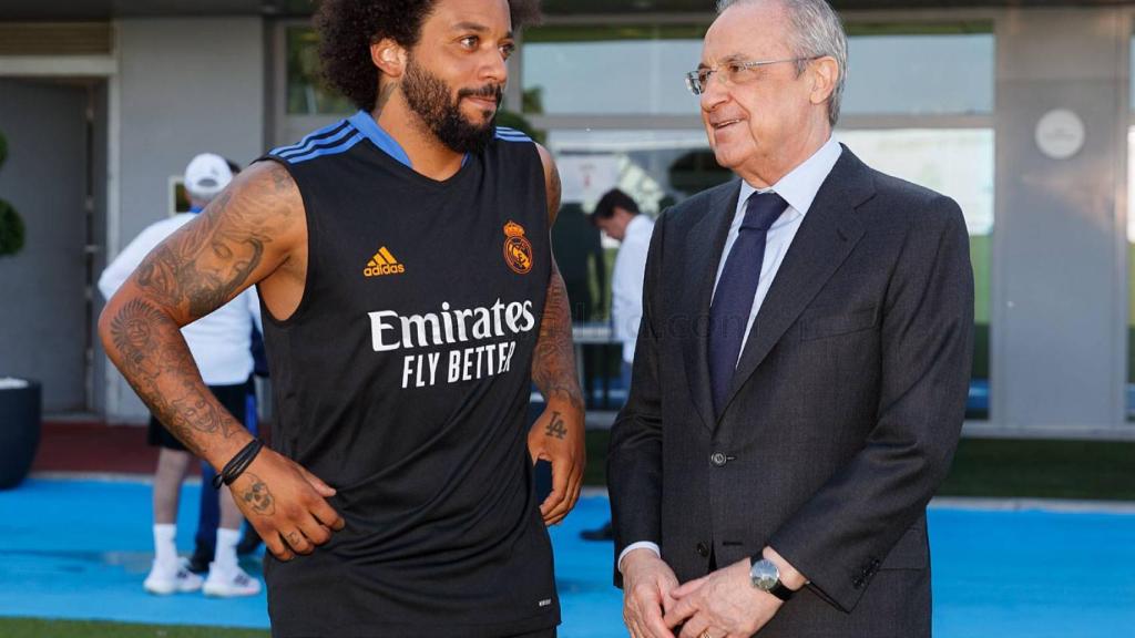 Marcelo y Florentino Pérez dialogan