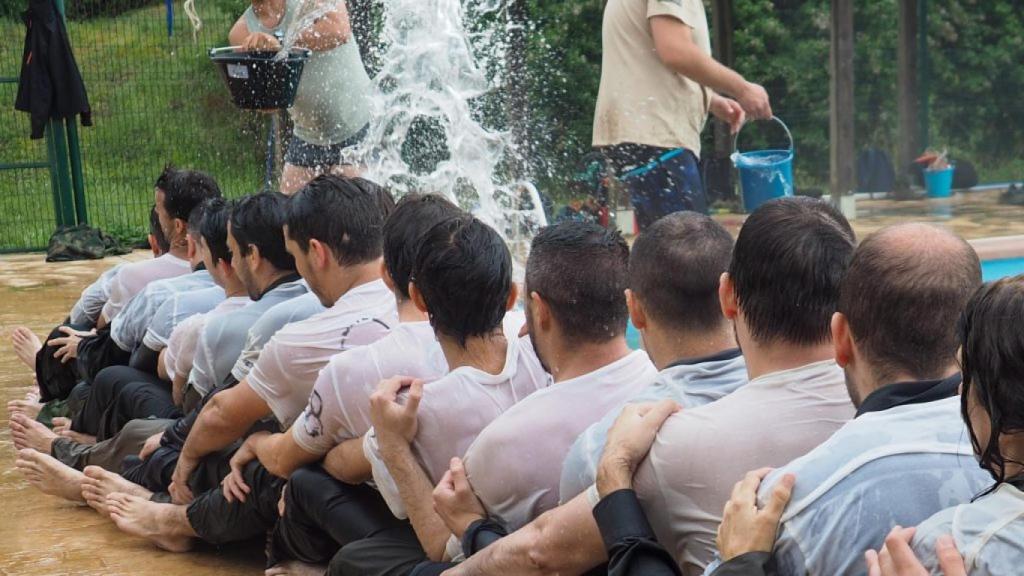 Entrenamiento de los participantes en la última colonia de verano de la Societat d'Estudis Militars (SEM).