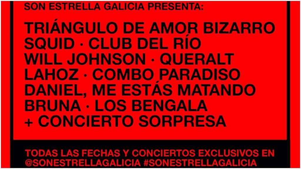 Nuevos conciertos del ‘SON Estrella Galicia’: Triángulo de Amor Bizarro, Squid o Los Bengala