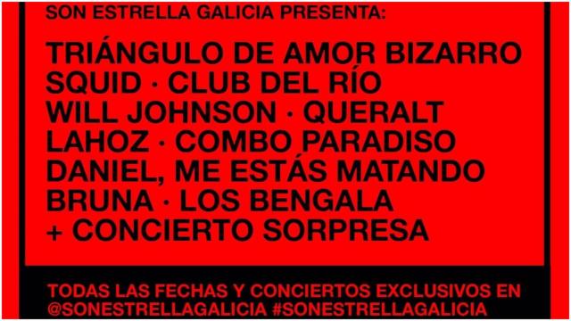 Nuevos conciertos del ‘SON Estrella Galicia’: Triángulo de Amor Bizarro, Squid o Los Bengala