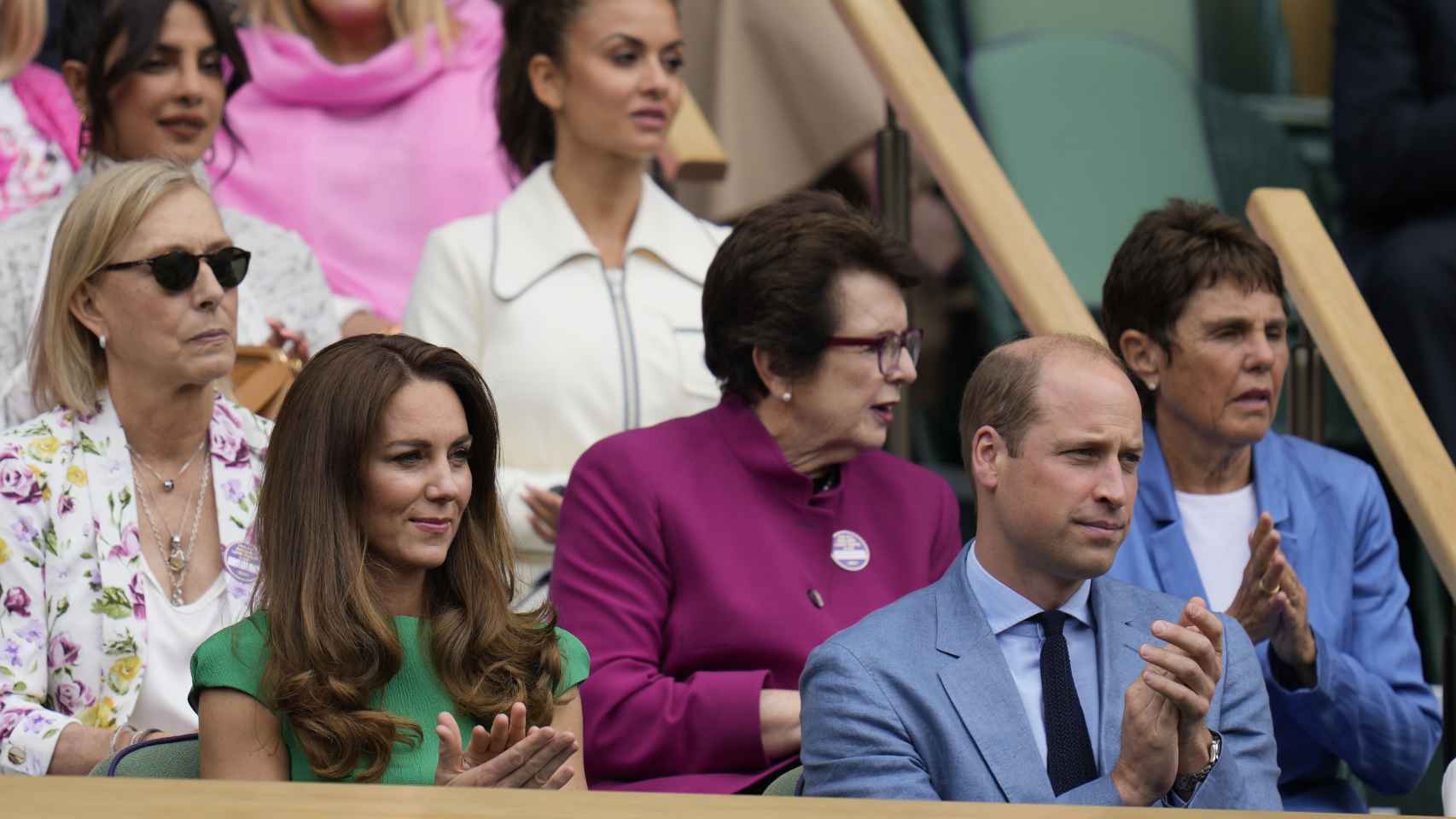 Kate Middleton estuvo en Wimbledon junto al príncipe Guillermo.