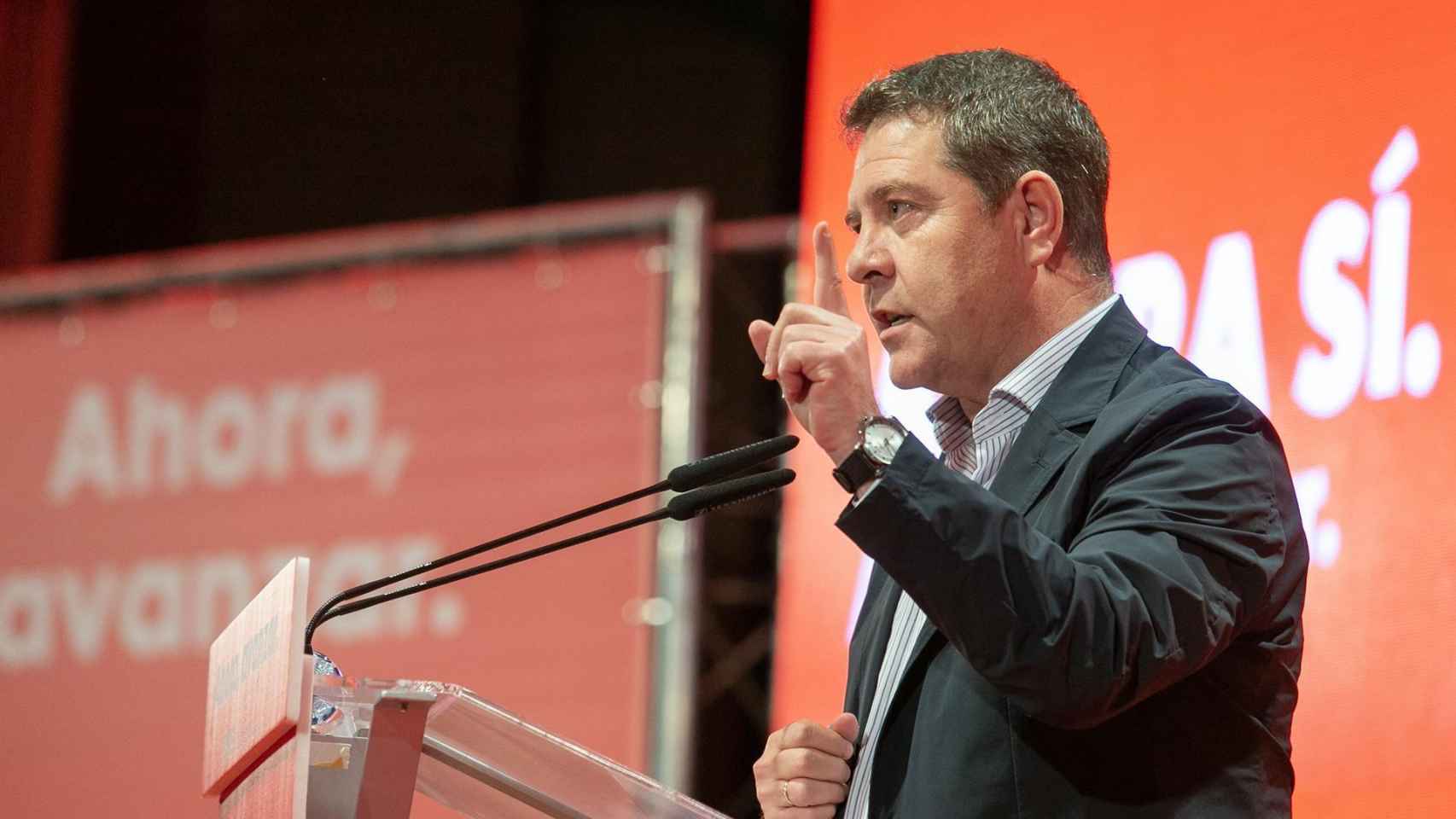 Emiliano García-Page, secretario general del PSOE de Castilla-La Mancha.