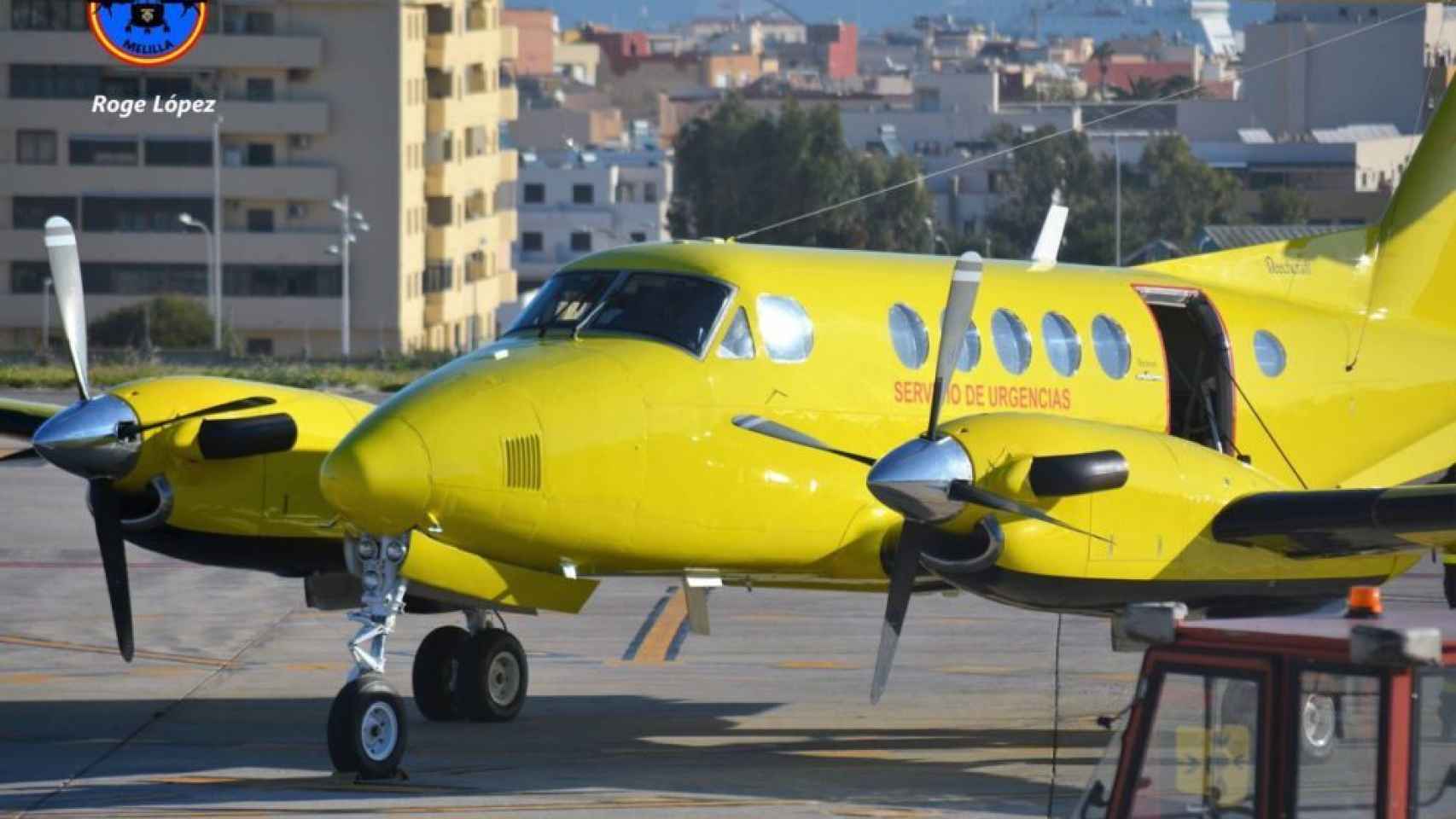 El avión de la discordia de Melilla.