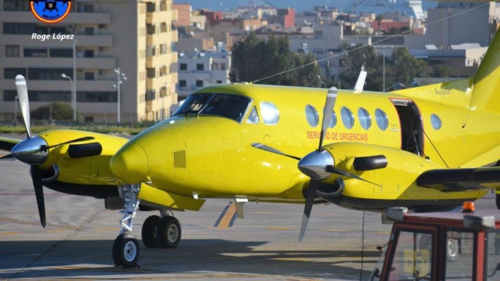 El avión de la discordia de Melilla.