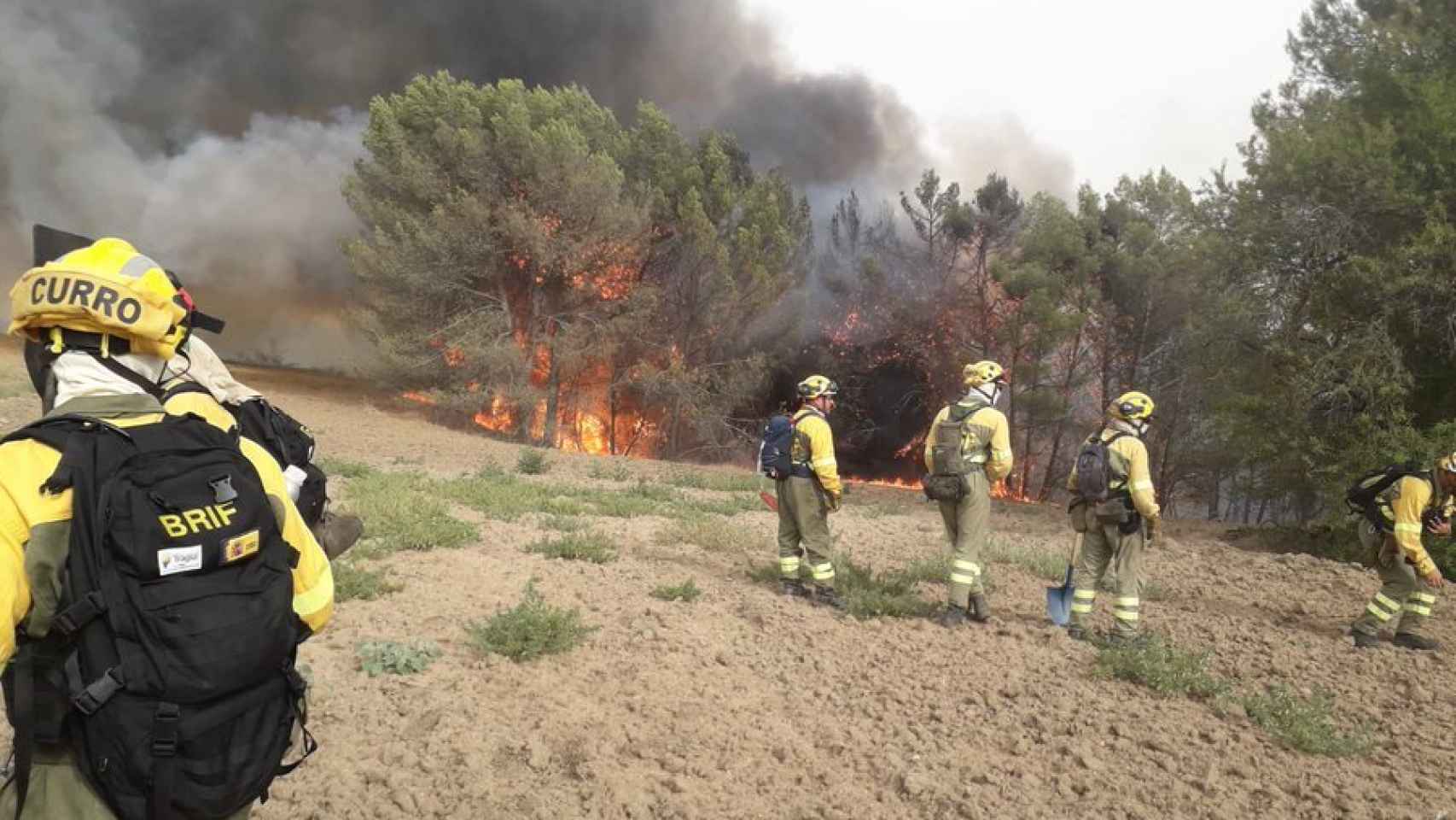Incendio en Carranque (Toledo)