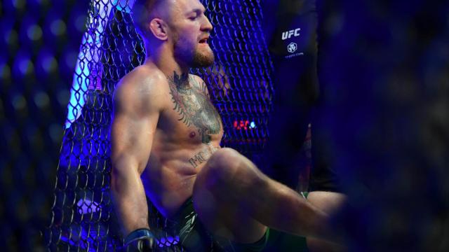 McGregor, derrotado en el ring tras su lesión contra Dustin Poirier