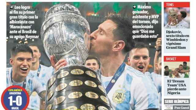 La portada del diario Mundo Deportivo (12/07/2021)