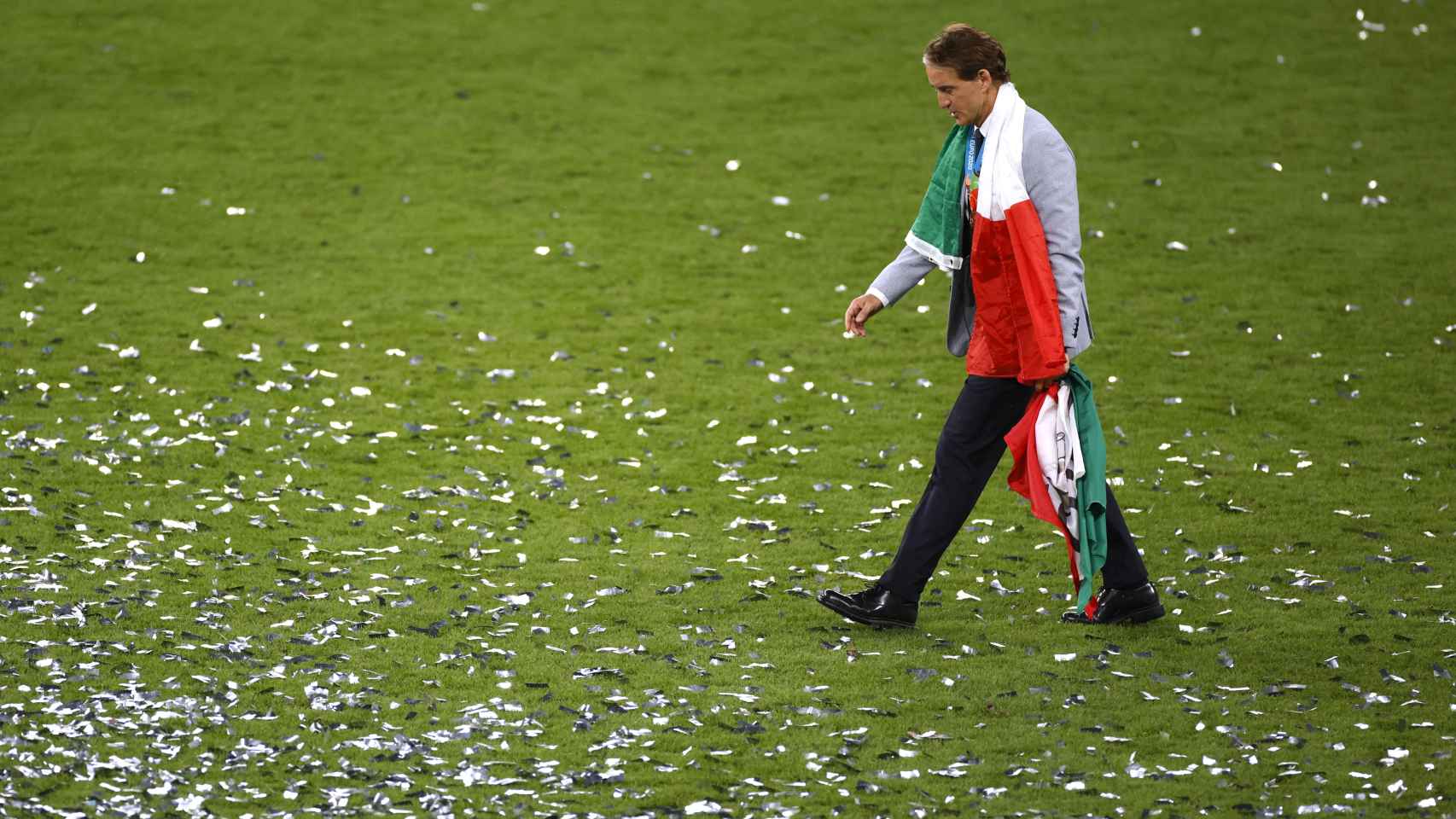 Roberto Mancini, tras la final de la Eurocopa