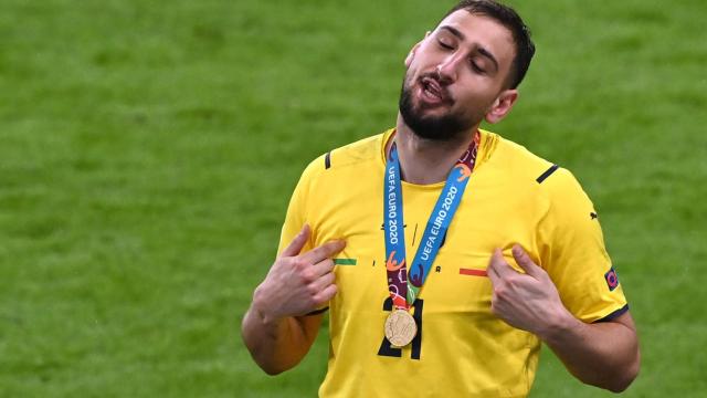 Gianluigi Donnarumma, tras ganar la Eurocopa con Italia