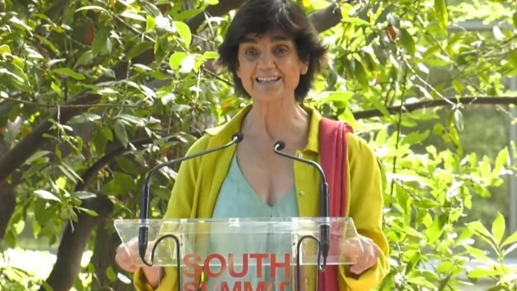 María Benjumea, impulsora de South Summit, en la presentación de la edición de 2021 de este evento.