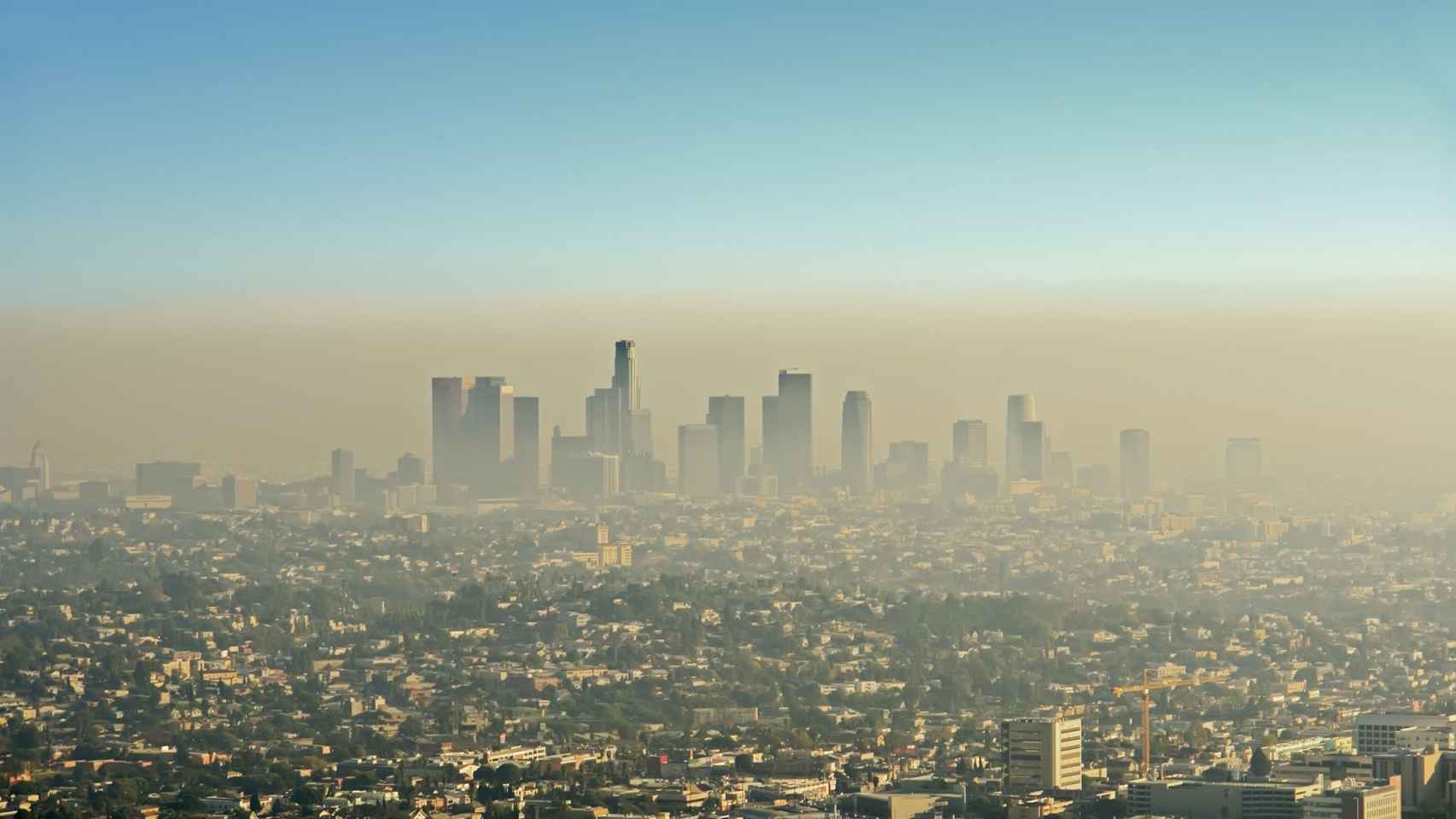 Imagen de la contaminación de la ciudad de Los Ángeles.