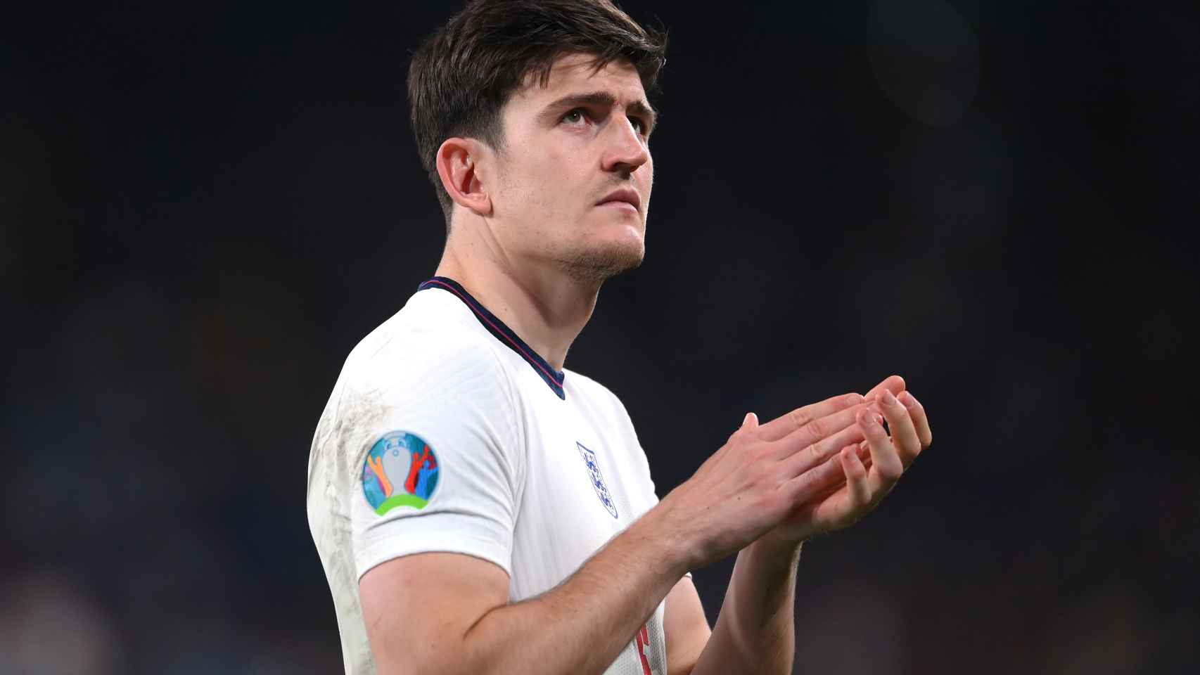 Harry Maguire, en un partido de la selección de Inglaterra en la Eurocopa 2020