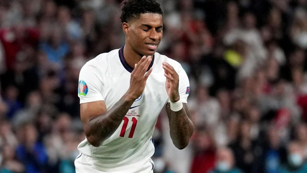 Marcus Rashford, tras fallar un penalti en la final de la Eurocopa 2020