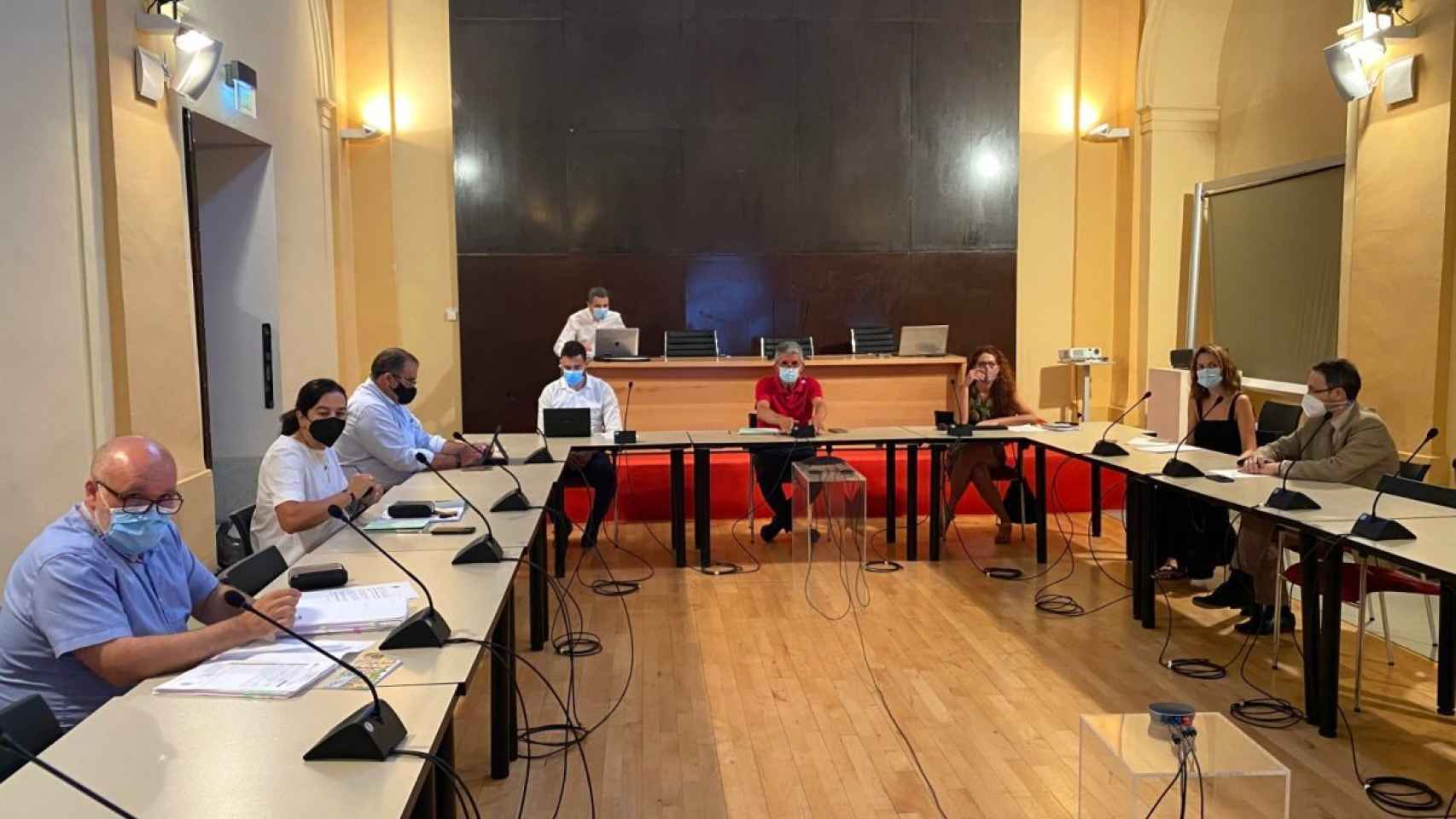 Un momento de la reunión de la Comisión de Urbanismo del Ayuntamiento de Toledo