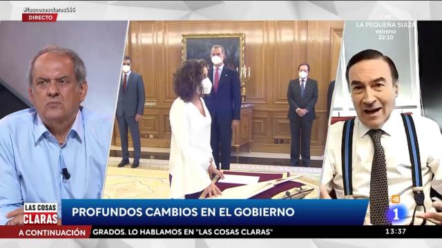 El director de EL ESPAÑOL, Pedro J. Ramírez, en su intervención en TVE.