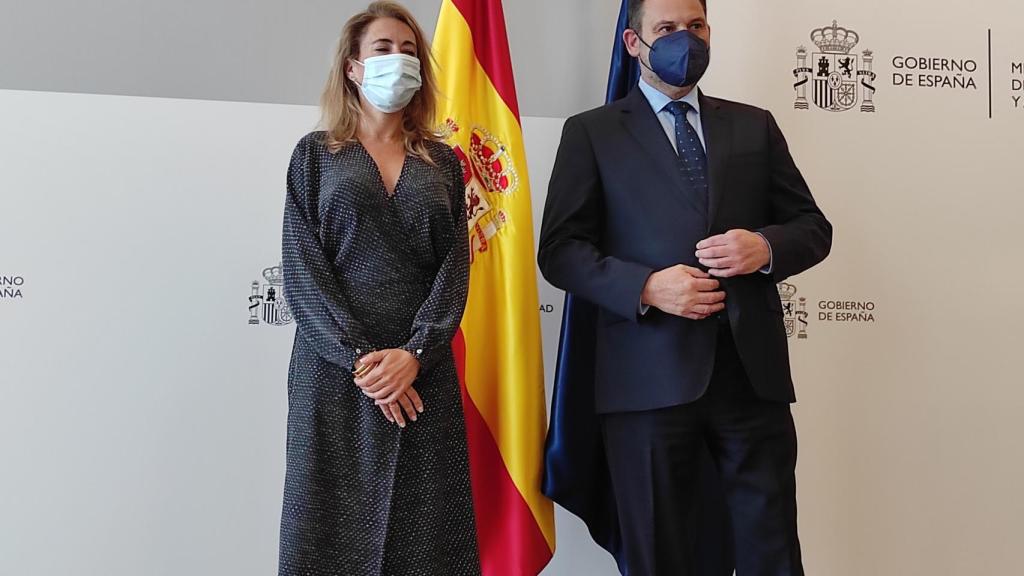 Raquel Sánchez y José Luis Ábalos. Foto: Invertia.