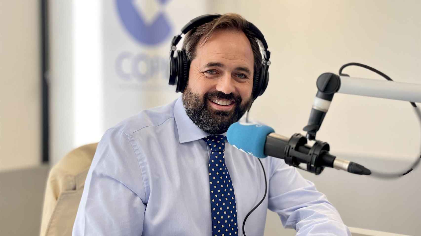 Paco Núñez en los estudios de COPE Castilla-La Mancha