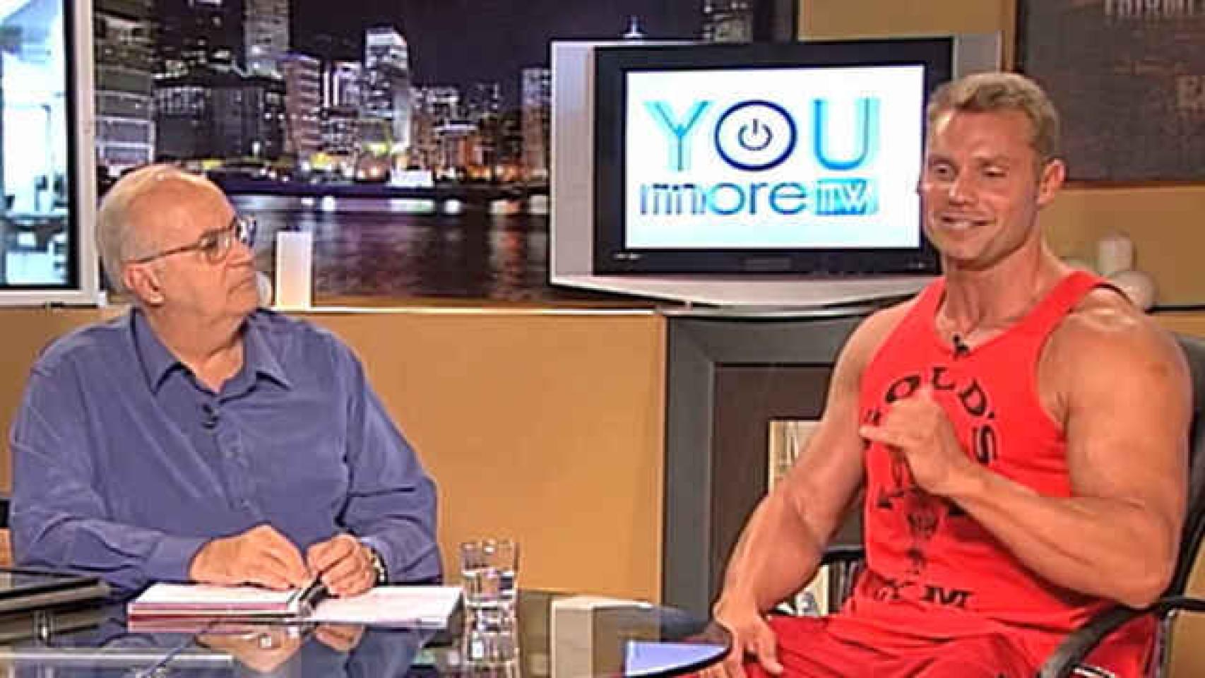 José Luis Moreno y Martin Mester, en un programa del canal You More, creado por el productor.